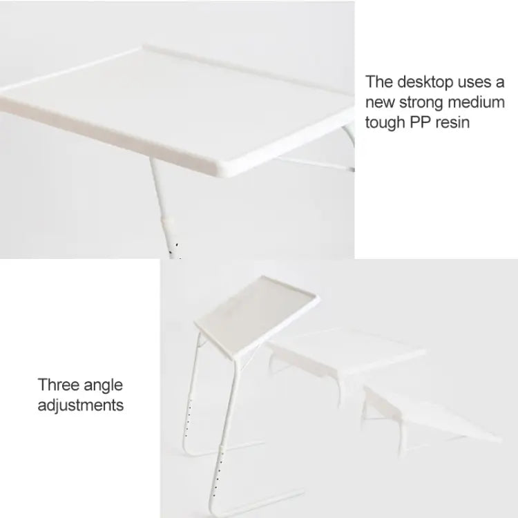 Plastic Pad Steel Tube Bracket Liftable Foldable Portable Multi-purpose Laptop Table Adjustable Height: 52-72cm