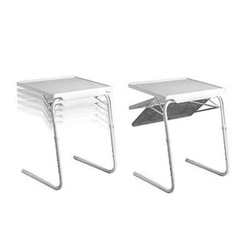 Plastic Pad Steel Tube Bracket Liftable Foldable Portable Multi-purpose Laptop Table Adjustable Height: 53-74cm