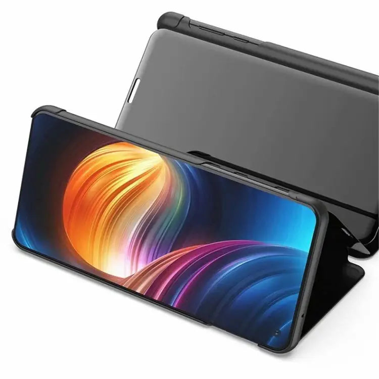 Plating Mirror Left and Right Flip Cover with Bracket Holster for iPhone XIR 2019 For iPhone 11 - Apple Accessories