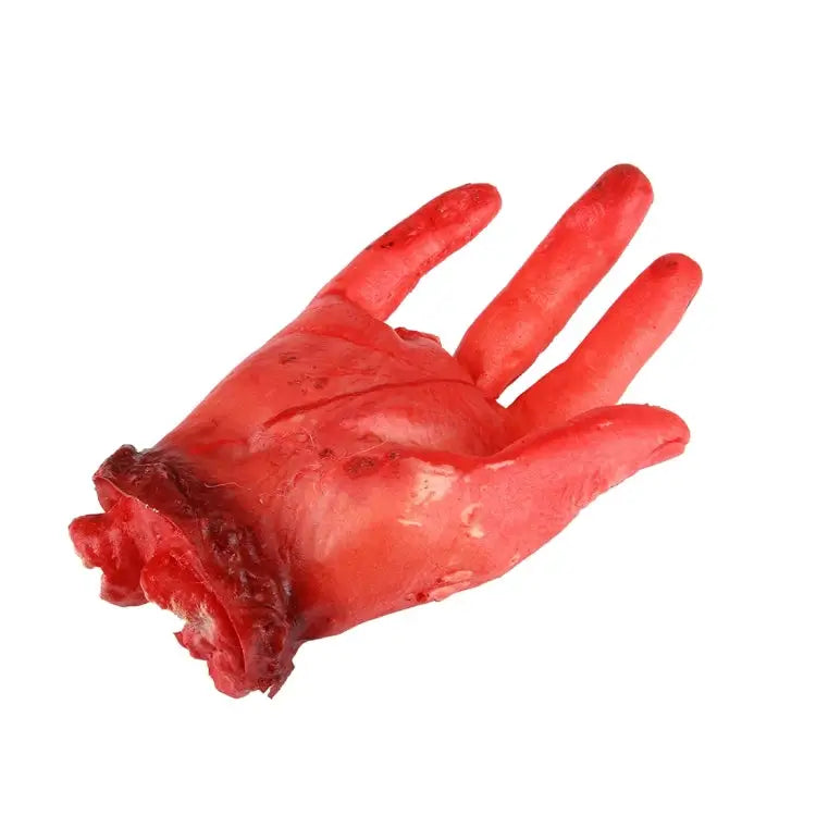 Popular Scary Halloween Prop Bloody Four Finger Fake Hand Four Finger - Four Finger