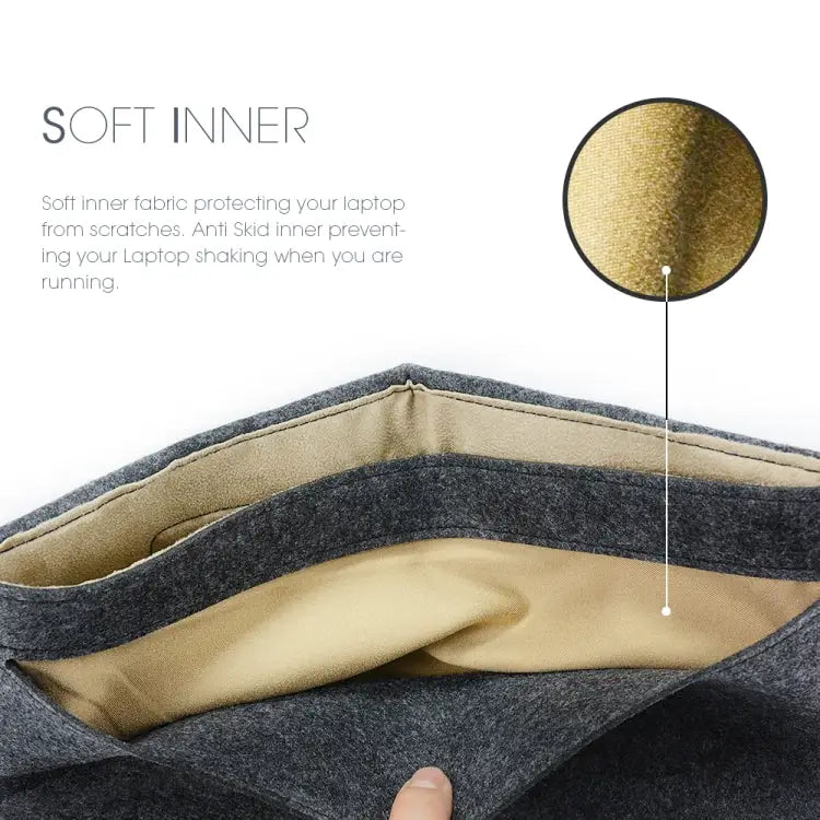 Portable Air Permeable Felt Sleeve Bag for MacBook Laptop with Power Storage Bag 12 inch 13 inch 15 inch 11 inch