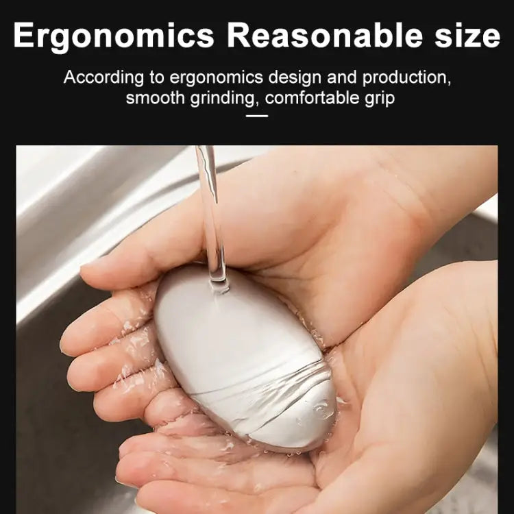 Portable Cleaning Stainless Steel Oval Hand Soap Eliminating Odour Remover Random Style Delivery Oval - Oval