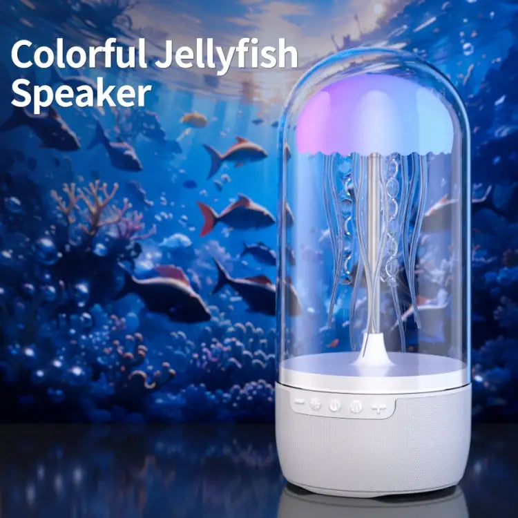 Portable Colorful Atmosphere Light Jellyfish Rhythmic Bluetooth Speaker K19 - K19 - Apple Accessories