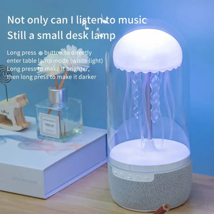 Portable Colorful Atmosphere Light Jellyfish Rhythmic Bluetooth Speaker K19 - K19 - Apple Accessories