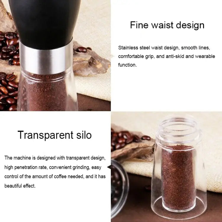 Portable Conical Burr Mill Manual Spice Herbs Hand Grinding Machine Coffee Grinder Capacity: 20g Capacity: 20g