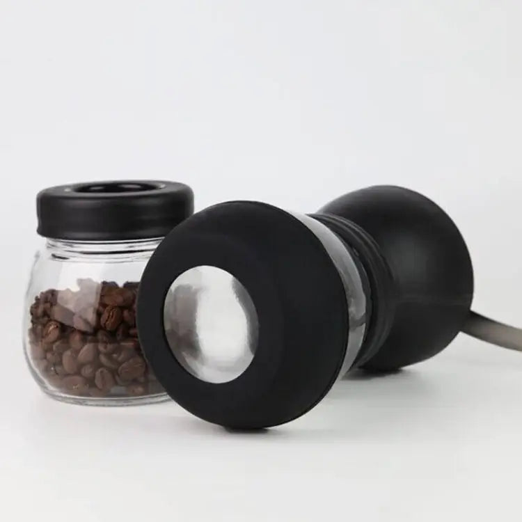 Portable Conical Burr Mill Manual Spice Herbs Hand Grinding Machine Coffee Bean Grinder with Seal Pot With Seal Pot