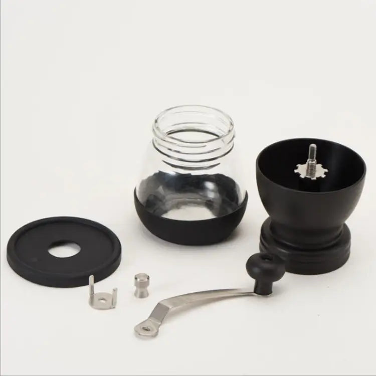 Portable Conical Burr Mill Manual Spice Herbs Hand Grinding Machine Coffee Bean Grinder with Seal Pot With Seal Pot