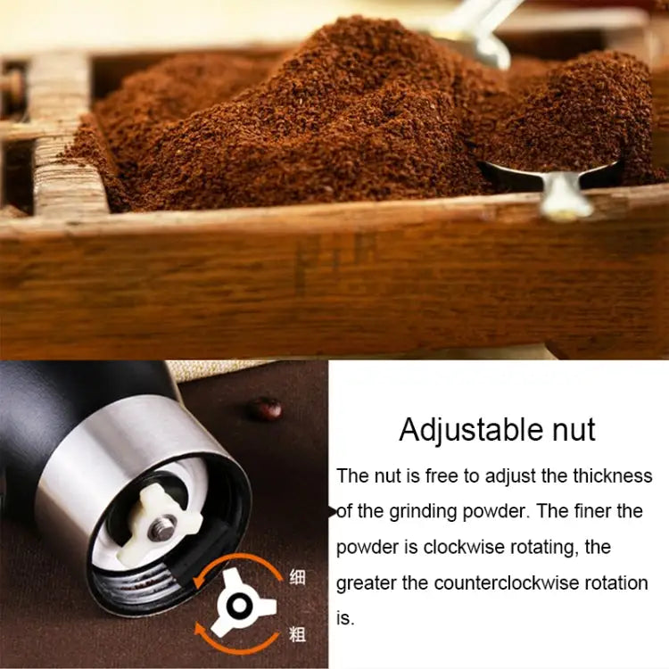 Portable Conical Burr Mill Manual Spice Herbs Hand Grinding Machine Coffee Grinder Capacity: 36g Portable Conical