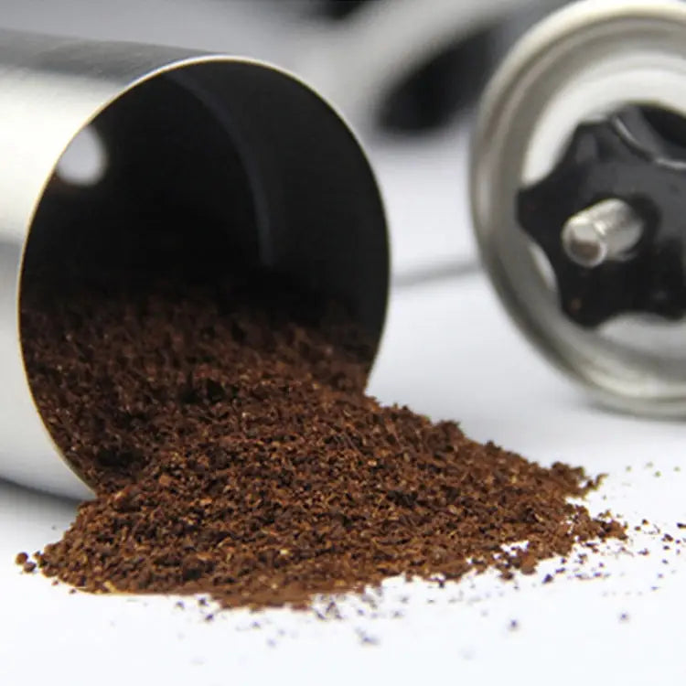 Portable Conical Burr Mill Manual Stainless Steel Bean Pepper Hand Crank Coffee Grinder Gift Box Package Coffee Bean