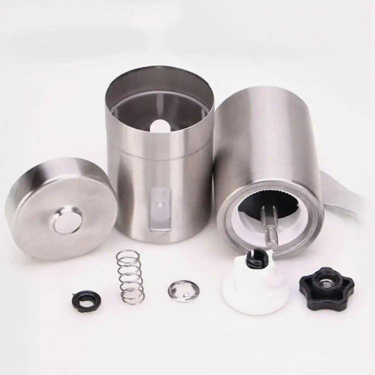 Portable Conical Burr Mill Manual Stainless Steel Bean Pepper Hand Crank Coffee Grinder Gift Box Package Coffee Bean