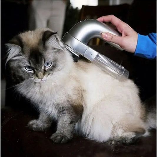 Portable Electric Pet Hair Suction Device Clipper Diagnostic-tool Grooming Pet Brush Comb Removal Size: 19.0 x 11.0 x