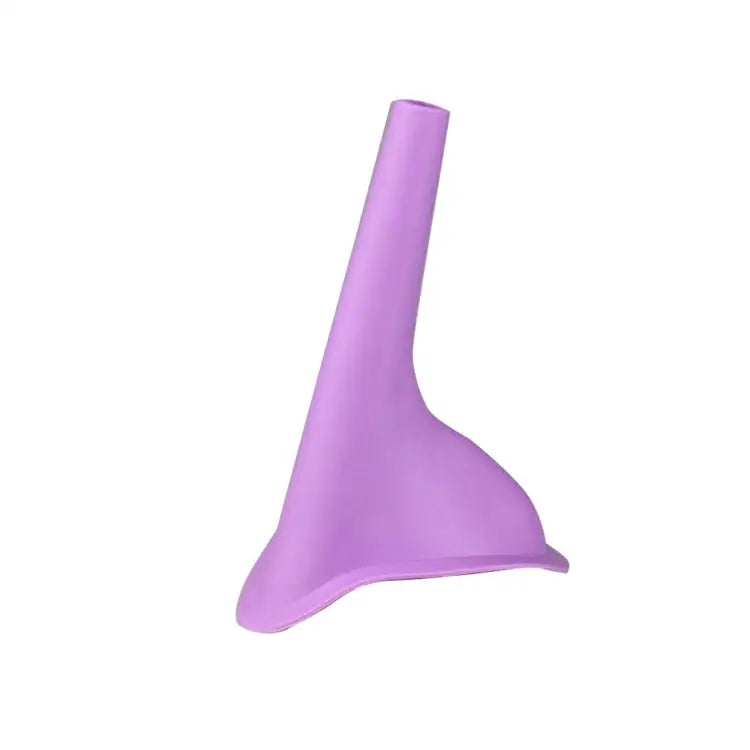 Portable Female Women Urinal Urination Toilet Silicone Urine Pee Device Funnel Camping Travel Random Color Delivery