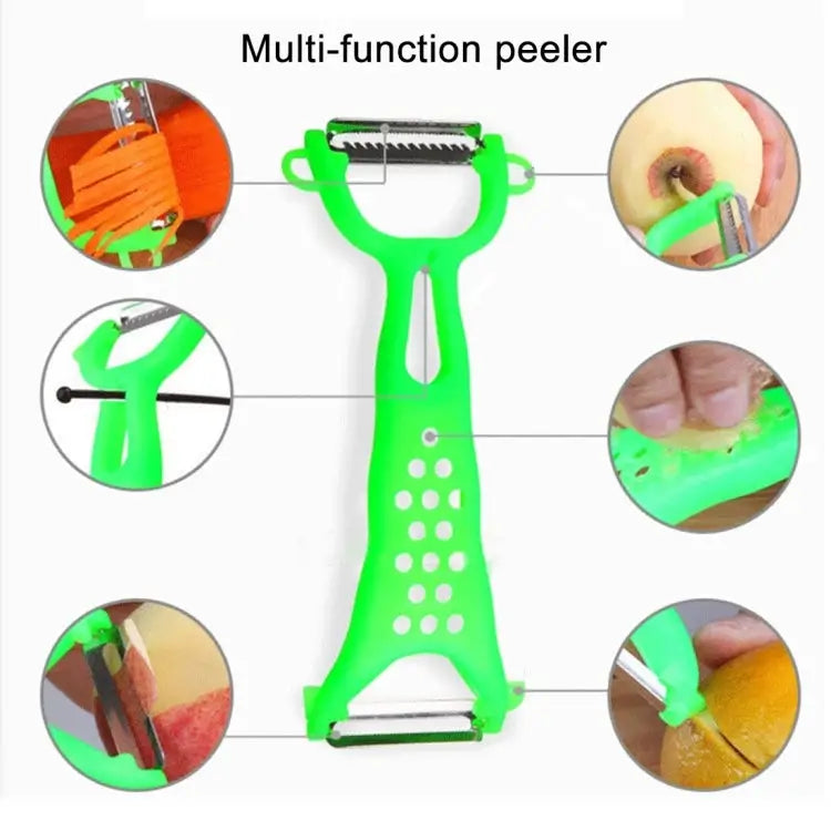 Portable Fruits and Vegetables Peeler Apple Cucumber Potato Skinner Vegetable Cutter(Orange) - Vegetable Cutter(Orange)
