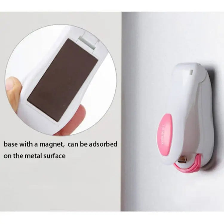 Portable Mini Heat Sealing Machine Impulse Sealer Seal Packing Plastic Bag Sealing Clamp Random Color Delivery Heat
