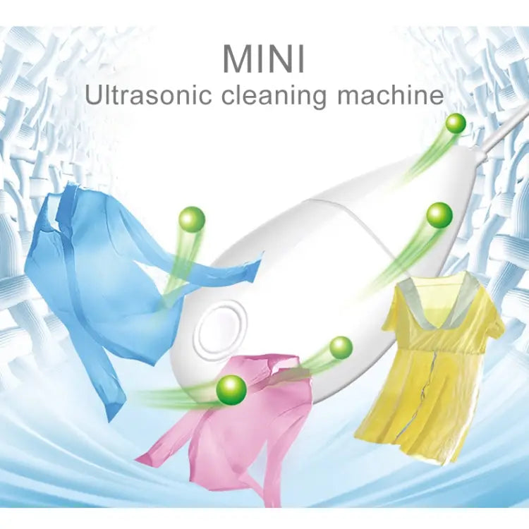Portable Mini Ultrasonic Washing Machine Cleaner for Clothing / Vegetable / Fruit Water Drop Style - Water Drop Style