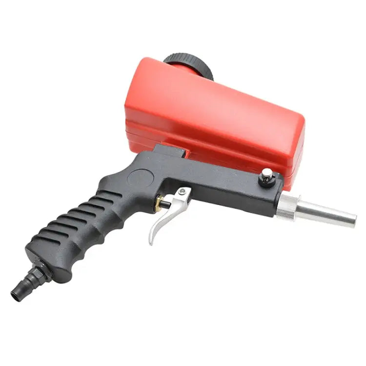 Portable Red Gravitational Sandblasting Machine Mini Rust-proof Sandblaster Red - Red