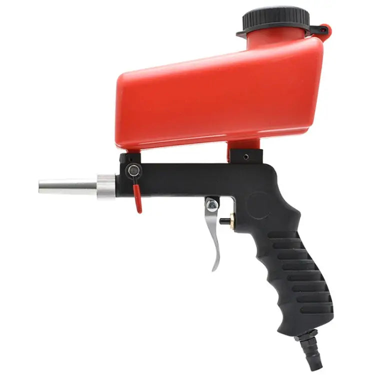 Portable Red Gravitational Sandblasting Machine Mini Rust-proof Sandblaster Red - Red