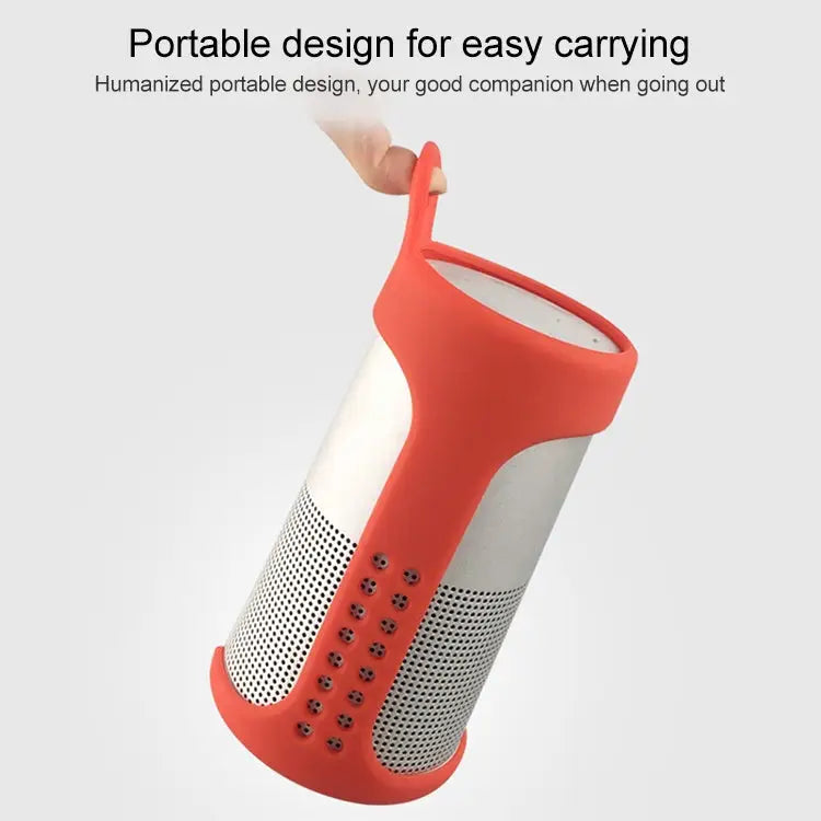 Portable Shockproof Silica Gel Bluetooth Speaker Protective Case for Bose Soundlink Revolve - Blue
