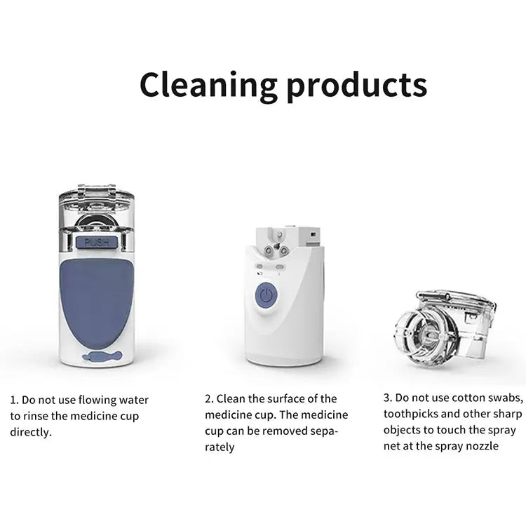 Portable Ultrasonic Nebulizer Mini Handheld Inhaler Respirator Health Care Home Machine Atomizer for Children - Mini