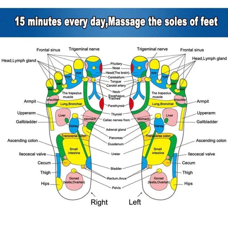 PP Foot Reflexology Quadrate Stones Foot Massage Pad PP Massage Pad - PP Massage Pad