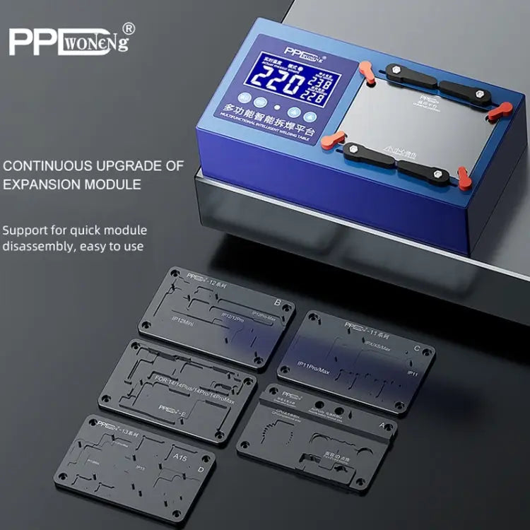 PPD Multifunctional Intelligent Desoldering Platform for iPhone 11 to 14 Pro Max US Plug - US Plug