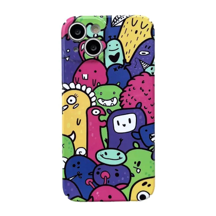 Precise Hole Glossy PC Phone Case For iPhone 14 For iPhone 14 Plus For iPhone 14 Pro - For iPhone 14 Pro / Color