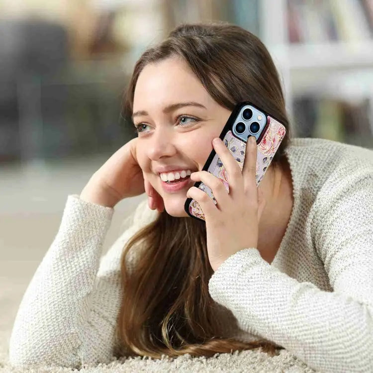 Printed Double Buckle RFID Anti-theft Phone Case For iPhone 12 Pro Max For iPhone 11 Pro Max For iPhone 11 For iPhone