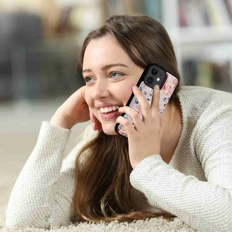 Printed Double Buckle RFID Anti-theft Phone Case For iPhone XS Max For iPhone 8 Plus / 7 Plus - Apple Accessories