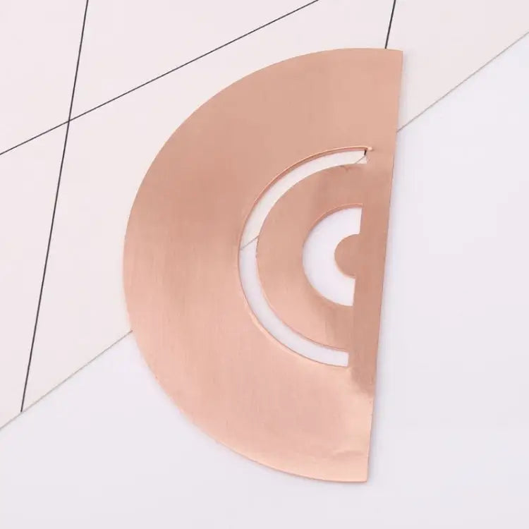 Protractor Ruler Drawing Measurement Math Tool Students Stationery Metal Angle Ruler - Metal Angle Ruler