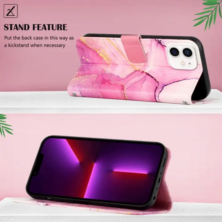 PT003 Marble Pattern Flip Leather Phone Case For iPhone 12 For iPhone 12 Pro Max For iPhone 11 For iPhone 11 Pro