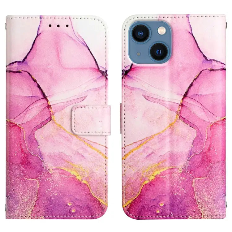 PT003 Marble Pattern Flip Leather Phone Case For iPhone 13 mini For iPhone 13 For iPhone 13 Pro For iPhone 13 Pro Max