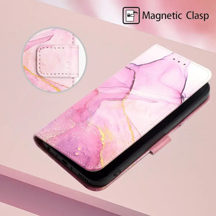 PT003 Marble Pattern Flip Leather Phone Case For iPhone XR - Apple Accessories