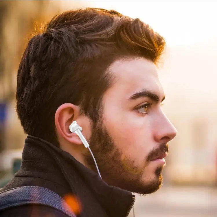 PTM P7 Stereo Bass Earphone Headphone with Microphone Wired Gaming Headset for Phones Samsung Xiaomi iPhone Apple Ear