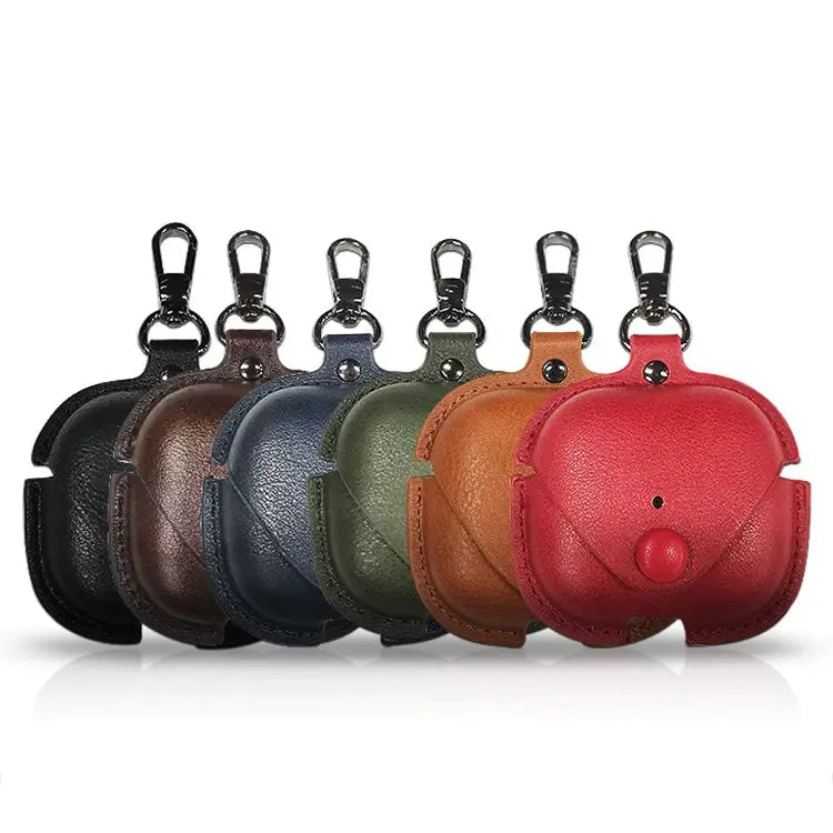 PU Leather Protective Case with Metal Buckle for AirPods 3 For AirPods 3 - For AirPods 3 / Brown
