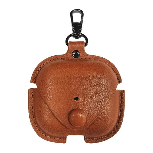 PU Leather Protective Case with Metal Buckle for AirPods 3 For AirPods 3 - For AirPods 3 / Brown