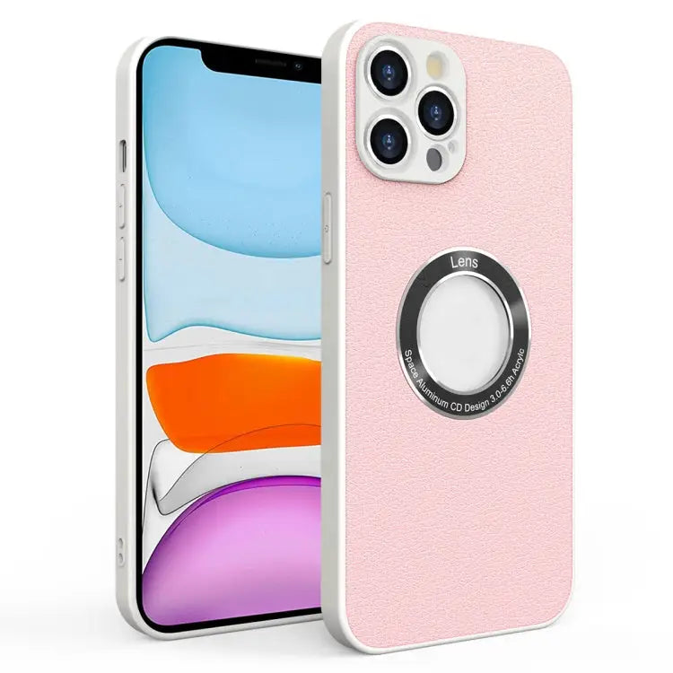 PU + PC + TPU Mobile Phone Protective Case For iPhone 11 For iPhone 11 Pro For iPhone 11 Pro Max - For iPhone 11 / Pink