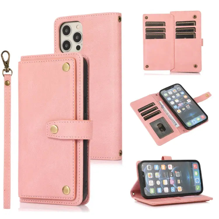 PU + TPU Horizontal Flip Leather Case with Holder & Card Slot & Wallet & Lanyard For iPhone 12 mini For iPhone 12 / 12