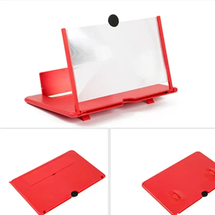 Pull-out Mobile Phone Screen Magnifier 3D Video Desktop Mobile Phone Holder 10 inch 12 inch