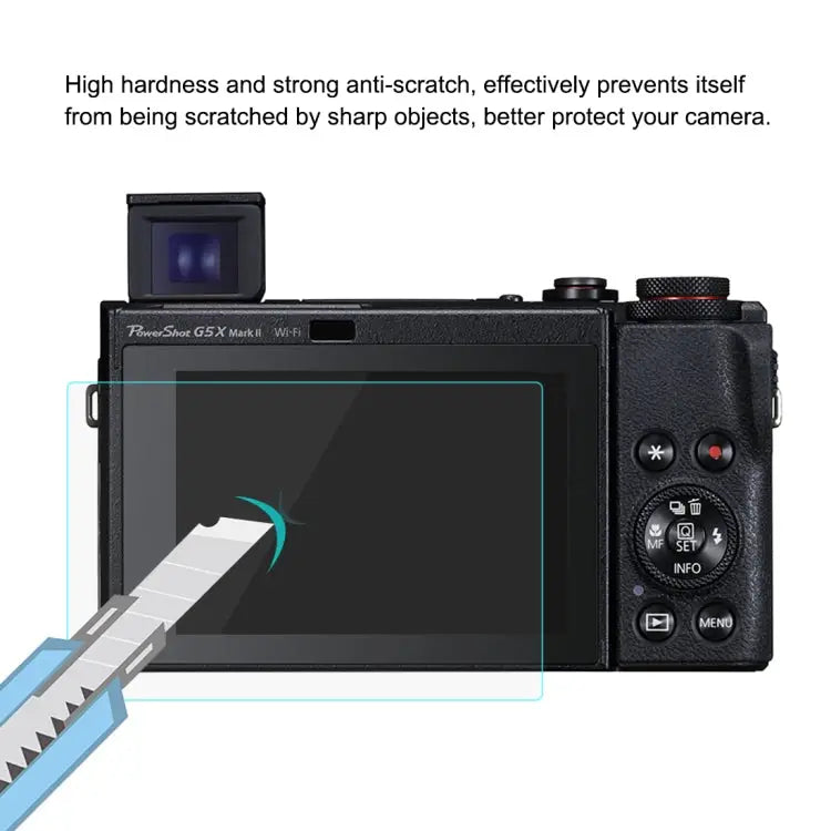 PULUZ 2.5D 9H Tempered Glass Film for Canon PowerShot G5 X Mark II For Canon G5 X Mark II - For Canon G5 X Mark II