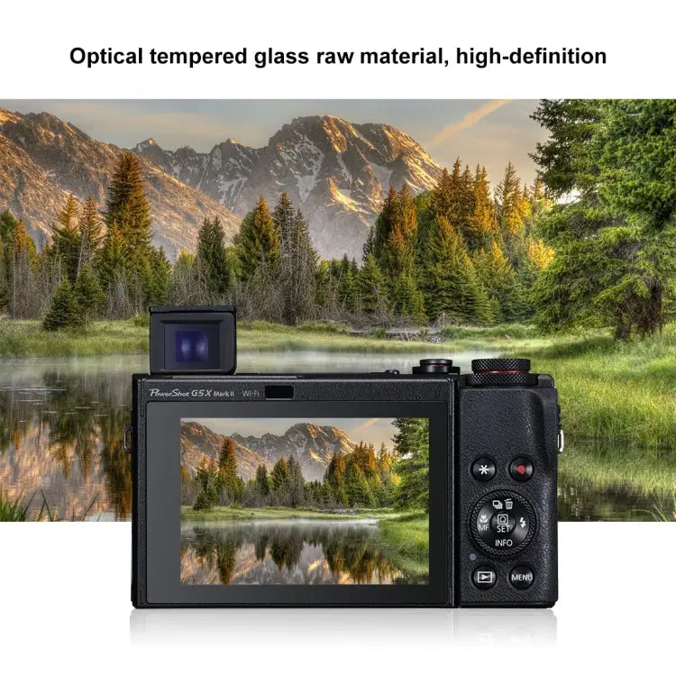 PULUZ 2.5D 9H Tempered Glass Film for Canon PowerShot G5 X Mark II For Canon G5 X Mark II - For Canon G5 X Mark II