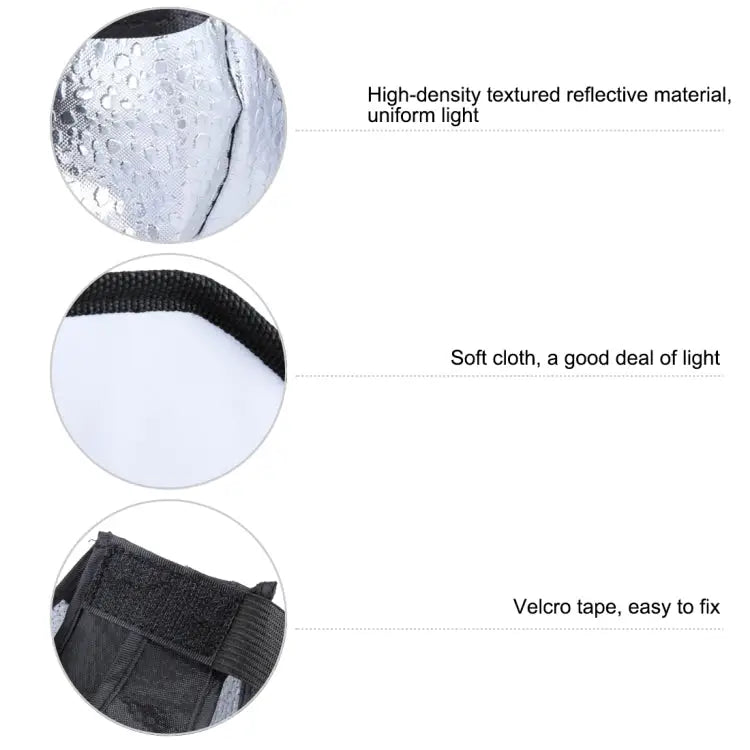 PULUZ 20cm Octangle Style Foldable Soft Flash Light Diffuser Softbox - 20cm Octangle