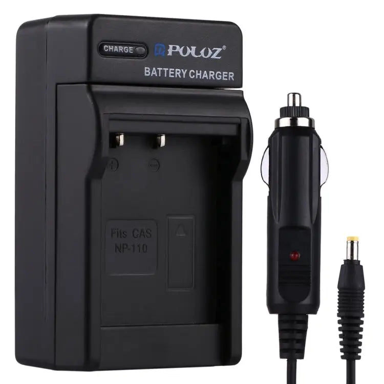 PULUZ Digital Camera Battery Car Charger for Casio NP-110 Battery NP-110 Car Charger - NP-110 Car Charger