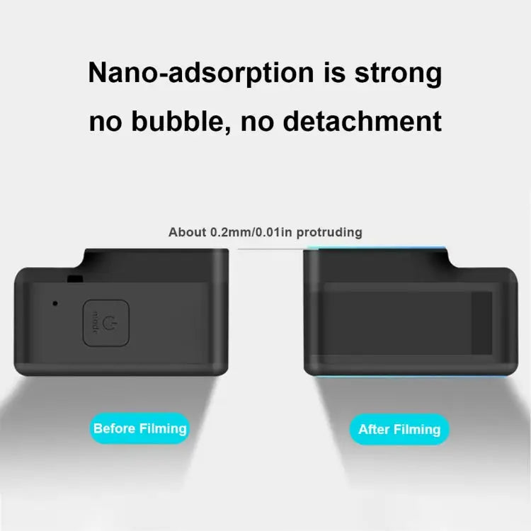 PULUZ for GoPro HERO8 Black Lens + LCD Display 9H 2.5D Tempered Glass Film For GoPro HERO8 Black - For GoPro HERO8 Black