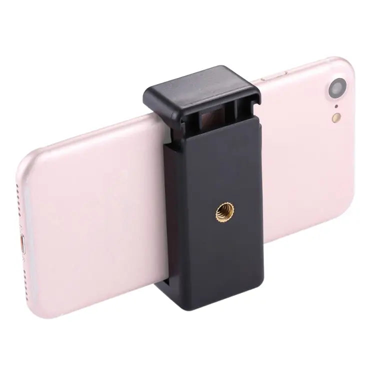 PULUZ Selfie Sticks Tripod Mount Phone Clamp with 1/4 inch Screw Hole for iPhone Samsung HTC Sony LG and other