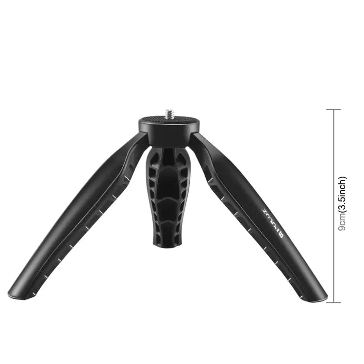 PULUZ Simple Mini ABS Desktop Tripod Mount with 1/4 inch Screw for DSLR & Digital Cameras Working Height: 9cm - ABS