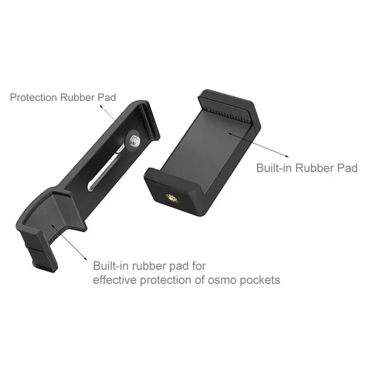 PULUZ Smartphone Fixing Clamp 1/4 inch Holder Mount Bracket for DJI OSMO Pocket / Pocket 2 - Clamp