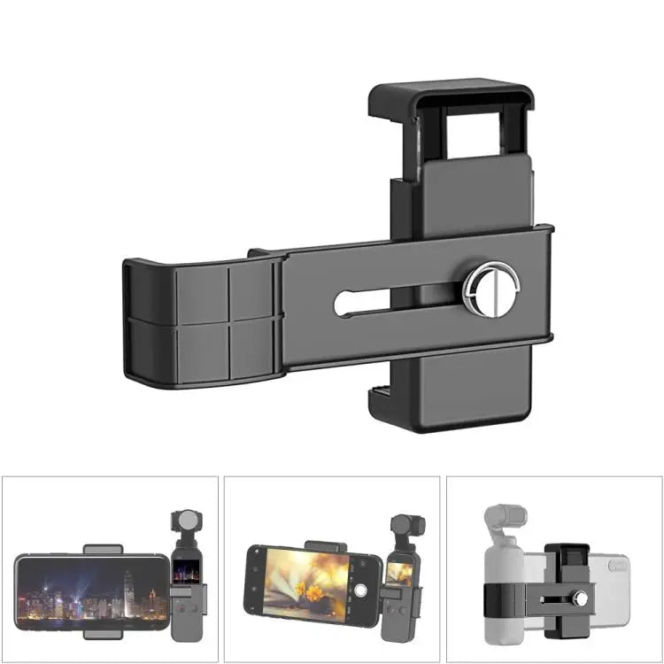 PULUZ Smartphone Fixing Clamp 1/4 inch Holder Mount Bracket for DJI OSMO Pocket / Pocket 2 - Clamp