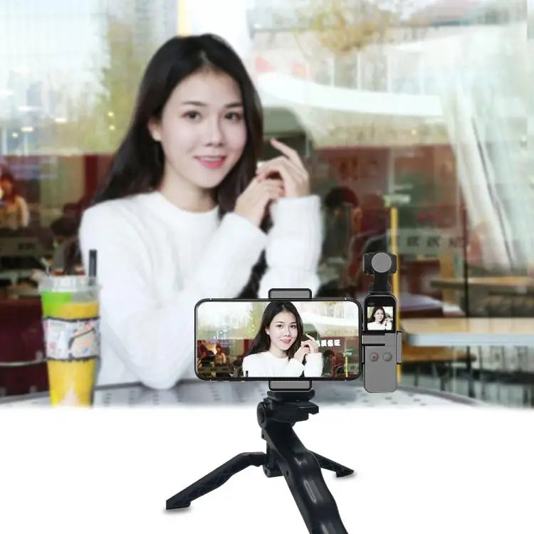 PULUZ Smartphone Fixing Clamp 1/4 inch Holder Mount Bracket for DJI OSMO Pocket / Pocket 2 - Clamp