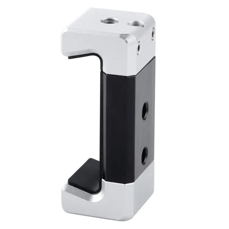 PULUZ Universal Phone Aluminum Alloy Clamp Holder Bracket with Cold Shoe For iPhone Galaxy Huawei Xiaomi Sony HTC