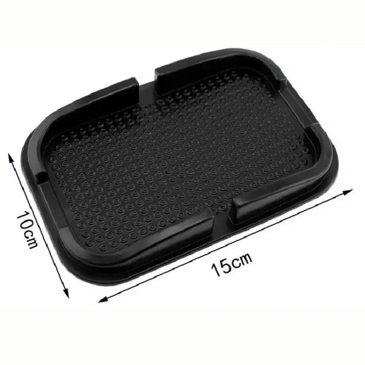 Punctate Car Phone Slip Mat Black - Black